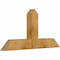 Ekena Millwork Portland Rough Sawn Timber Gable Bracket, Western Red Cedar, 48"W x 24"H x 4"D x 6"F, 12/12 Pitch GBW048X24X0406POR00RWR - alternate 4